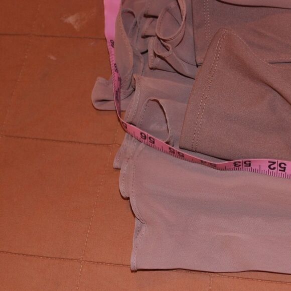 NEW Lovely Elliott Square Neck Chiffon Maxi Dress with Front Slit Women Size 6 - Picture 12 of 12